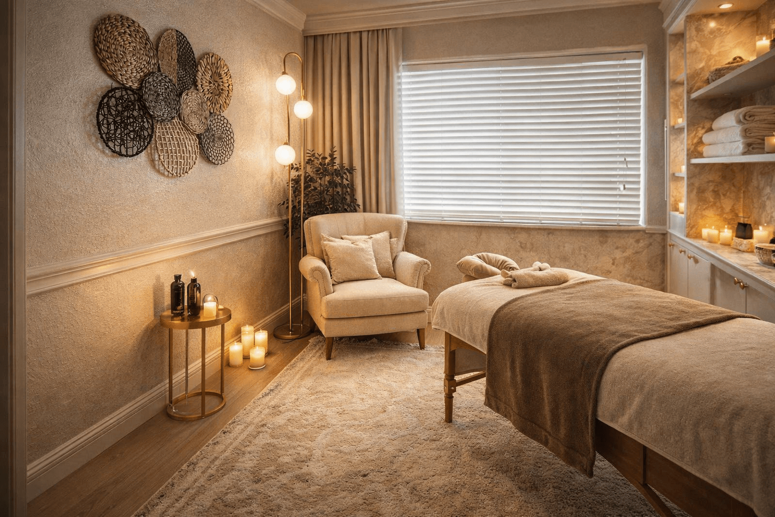 Entspannende Atmosphäre